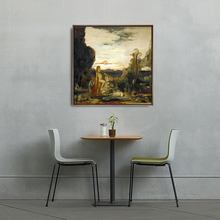 Impresiones en lienzo para decoración del hogar, póster de pared para sala de estar, impresiones de imágenes cuadradas de Gustave Moreau francesa 2024 - compra barato