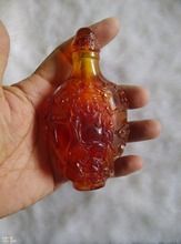 Collection old carved amber snuff bottle, Buddha, best adornment & collection, free shipping 2024 - buy cheap