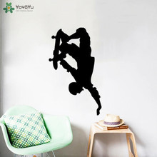 YOYOYU Wall Decal Boys Bedroom Decoration Modern Sport Skateboard Art Mural Home Decor Gift Creative Design Decals AdhesiveCT759 2024 - buy cheap