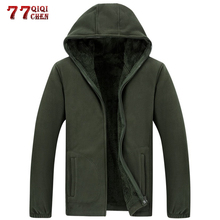 Autumn Winter Thicken Warm Casual Softshell Jackets Men Thermal Fleece Hooded Coats Military Tactical Jackets Men 6XL 7XL 8XL 2024 - buy cheap