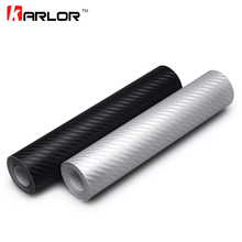 127cmx20cm Car Styling 3D Carbon Fiber Vinyl Wrap Roll Film Auto Motorcycle Car Accessories Car Styling Stickers And Decals 2024 - buy cheap