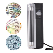 2-in-1Money Detector Portable Mini Counterfeit Cash Currency Banknote Bill Checker Tester with UV Light Flashlight for USD EURO 2024 - buy cheap
