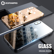 Capa de celular de vidro temperado hd, proteção completa transparente 9h para iphone x xs 11 pro max iphone 11 pro xr xs max 2024 - compre barato