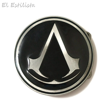 Hebillas de cinturón con logotipo de serie de juegos para hombres, hebillas redondas de Metal de estilo Western Assassin, Hebilla de bouclé, accesorios de ropa, ajuste de cinturón de 4cm 2024 - compra barato