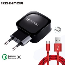 Carregador rápido qc3.0, carregador para lg v30, para asus zenfone 5 ze620kl, 5z zs620kl, v v520kl v live v500kl + usb tipo c 2024 - compre barato