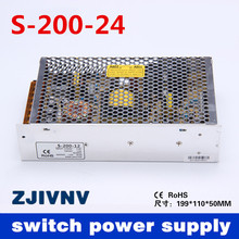 200W 24V 8.3A Single Output Switching power supply adjustable for Monitor Display LED Strip light AC-DC transformer 24v S-200-24 2024 - buy cheap