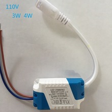 Wholesale Isolated 300mA Dimmable Led Driver 3W 4W Power Supply AC 110V /220V-240V for LED Ceiling lights Bulb DC Plug 2024 - buy cheap