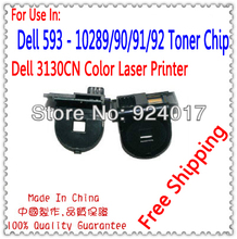 For Dell 3130 3130cn 3130cdn Color Printer Toner Cartridge Chip,For Dell 330-1198 330-1199 330-1200 330-1204 Refill Toner Chip 2024 - buy cheap