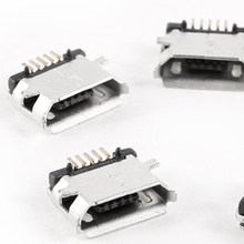 IMC Hot 5 Pcs Micro USB Type B Female Socket 180 Degree SMD SMT Jack 2024 - buy cheap