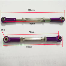 Pingente de braço de suspensão traseira para rc, 2 peças, modelo de carro 1/10, himoto, caminhão monstro, e10mtl, e10mt, e10bp, 33606 peças 2024 - compre barato