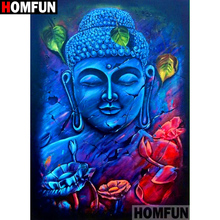 HOMFUN Full Square/Round Drill 5D DIY Diamond Painting "Religious Buddha" 3D Diamond Embroidery Cross Stitch Home Decor A18795 2024 - buy cheap