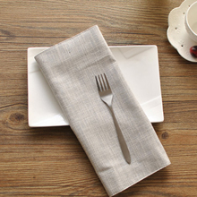 1 Piece Table Napkin Linen Single Side Napkin Cotton Napkins on The Table 30*40cm for Party Wedding Table Cloth Decoration 2024 - buy cheap