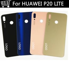 Alta qualidade para huawei p20 lite capa traseira de vidro invólucro de bateria tampa traseira para huawei p20lite capa de bateria 2024 - compre barato