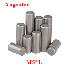 M5 GB119 SUS304 Stainless Steel Dowel Pins Round Cylinder Parallel Pin Dia 5mm locating pin M5*6/8/10/12/16/20/25/30mm 2024 - buy cheap