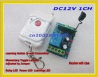 Interruptor remoto 12v 1ch rádio digital, transmissor rf receptor código de aprendizagem momentâneo alternância travada 315/433mhz indicador 2026 - compre barato