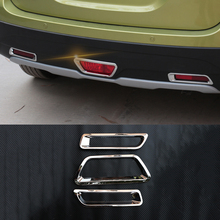 Для Suzuki SX4 S-Cross 2014 2015 2016 2017 2018 ABS Хромированная задняя противотуманная фара накладка отделка Аксессуары для стайлинга автомобиля 3 шт 2024 - купить недорого
