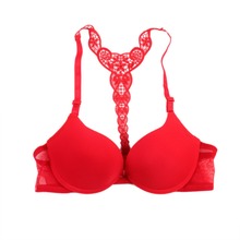 2019 New Women Sexy Bra Front Closure Lace bra Racer Back Seamless Women's Push Up Sexy plunge Bras Unlined Underwear Racerback 2024 - buy cheap