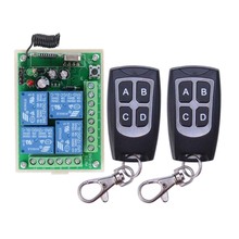 High Sensitivity For DC 12V 4CH Small Channel Wireless Remote Control Controller Radio Switch 315mhz 200m Transmitter Receiver 2024 - buy cheap