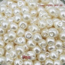 Botones de perlas para ropa, accesorios de joyería, botón de costura, 9mm, 144 Uds., venta al por mayor 2024 - compra barato