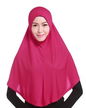 H975a última pieza de plainone tamaño grande hijab musulmán, bufanda islámica, entrega rápida 2024 - compra barato