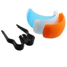 Free Shipping 10 pcs 3 Color Blue/ white/orange Pop up Flash Diffuser w/ Bracket for Canon Nikon Pentax Olympus Contax Samsung 2024 - buy cheap