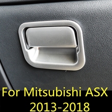 For Mitsubishi ASX 2013-2018 Co-pilot Storage Box Handle Bowl Cover Protector Trim Sticker Interior Chrome Accessory Car Styling 2024 - buy cheap