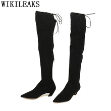 Over The Knee Boots High Heels Boots Women Designer Heels Long Boots Valentine Shoes Cuissardes Sexy Talons Hauts Luxury Heels 2024 - buy cheap