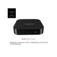 Wintel-tv box com windows 10, processador intel aotm z8350, quad-core, 2gb de ram, 32gb de rom, wi-fi, bluetooth 4.0 2024 - compre barato