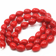 Special Offer 7x9mm Accessories Red Imitation Pearl Glass Beads Wholesale Diy Loose Beads For Women Girls Gifts Jewelry Making 2024 - buy cheap