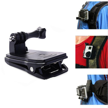 360 Degree Rotatable Backpack Travel Quick Release Clamp Cap Clip Hat Mount + Screws for Gopro HD Hero 6/5/ 4/3+/3 Sports Camera 2024 - buy cheap