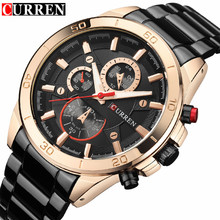 Relógios masculinos curren marca superior de luxo relógio de quartzo moda casual relógio de negócios masculino relógios de quartzo-relógio relogio masculino 2024 - compre barato