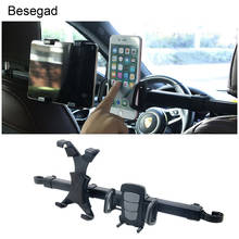 Besegad-soporte de montaje para reposacabezas de coche, soporte Universal para teléfono y tableta, para iPhone, iPad, Xiaomi, Samsung, Tab, Tablet y PC 2024 - compra barato