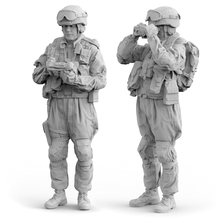 1/35 2 soldiers, Russian Army, Resin Model Soldier GK, Modern military theme, Unassembled and unpainted kit 2024 - buy cheap