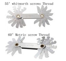 Новые измерительные инструменты 1 шт. 55 Whitworth + 1 шт. 60 метрических винтовых ниток, измерительные датчики, бесплатная доставка 2024 - купить недорого