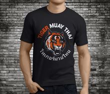 Camiseta Popular de Tiger Muay Thai Kick Boxings, color negro, talla S-3XL, fresca, nueva, envío gratis 2024 - compra barato