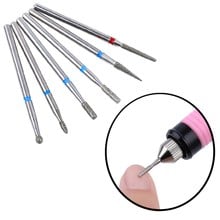 6Pcs Diamond Nail Drill Bits Set Milling Cutter Rotary Burr Eletric for Manicure Machine Cuticle Remover Tool Nail Art Accessory 2024 - buy cheap