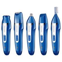 5in1 set electric shaver trimmer hair beard trimer eyebrow for men wet dry electric razor male facial mustache shaving machine 2024 - buy cheap