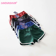 LUNDUNSHIJIA 2019 New Summer Sports Shorts For Women All-match Workout Waistband Skinny Shorts 5 Colors 2024 - buy cheap