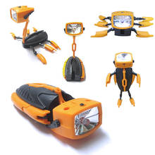 Mini Flashlight robot electric torch Novel Creative Toys For kids Boy Girl  Multi Function Night Light 2024 - buy cheap