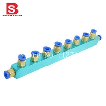 Fitting 8mm 8 Way Push in to Manifold Connect Quick Coupler 2024 - buy cheap