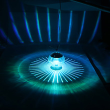 Подводный водонепроницаемый светодиодный светильник для бассейна, 7 цветов, менясветодиодный Цвет RGB, плавающий светильник с питанием от солнечной батареи для рыболовного пруда 2024 - купить недорого