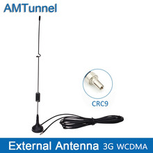 3G Antenna with CRC9 connector 3G external antenna 7DBi WCDMA2100MHz antenna 3m for Huawei 3g router E156 E156G E160E USB Modem 2024 - купить недорого