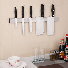 High Quality Strong Magnetic Knife Holder Tool Rest Shelf For Kitchen Pub Bar Counter Black Knife Holder Free Shipping 2024 - buy cheap