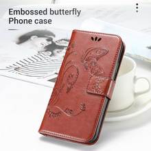 KISSCASE рельефный кошелек-бабочка чехол для iPhone 7 8 6 6 S Plus Чехол для мобильного телефона сумки для iPhone 5 5S SE X XS MAX XR Coque 2024 - купить недорого