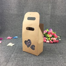 50pcs Kraft Paper Bags Food tea Small Gift Bags Sandwich Bread Bags Party Wedding supplies Wrapping Gift takeout take out Bags 2024 - купить недорого