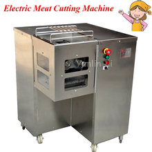 Máquina cortadora de carne Commericail, 800KG/HR, equipo de corte en cubos para restaurante, Hotel, Color negro/Azul, QSJ-B 2024 - compra barato