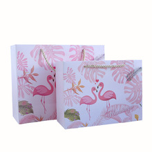 1PC Cute Cartoon Flamingo Gift Bags Wedding Birthday Present Pouch Party Favors Candy Pocket Baby Shower Girls Gift Packaging 2024 - buy cheap