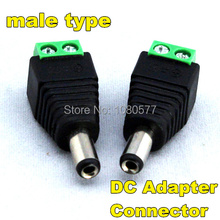 50pcs 2.1 x 5.5mm DC Power Male Plug Jack Adapter Connector Plug for CCTV single color LED Strip Light 2024 - buy cheap