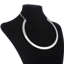 Luxury Pendant Charm Choker Necklaces Women Metal Weld Statement Bib Collar Necklace Fashion Bar Torques African Jewelry 2024 - buy cheap