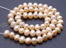 SALE small 6-7mm Pink natural round Freshwater pearl Loose Beads 14"-los389 Wholesale/retail Free shipping 2024 - buy cheap